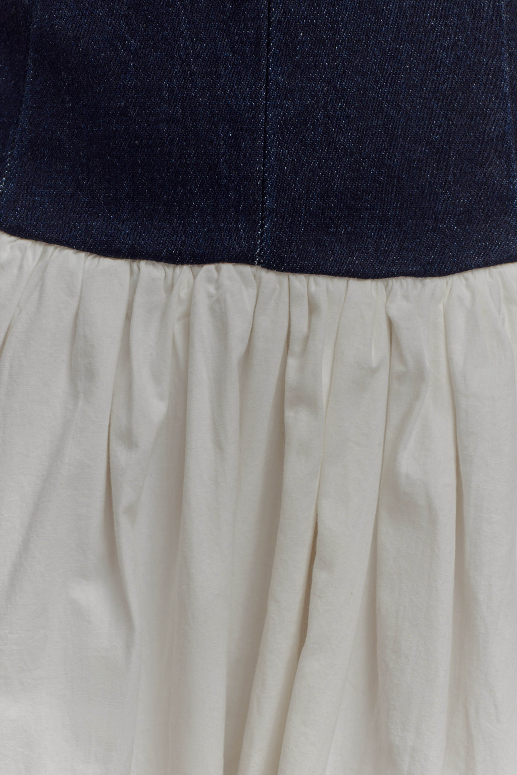 Ashwin Denim Cotton Midi Dress - Indigo Blue