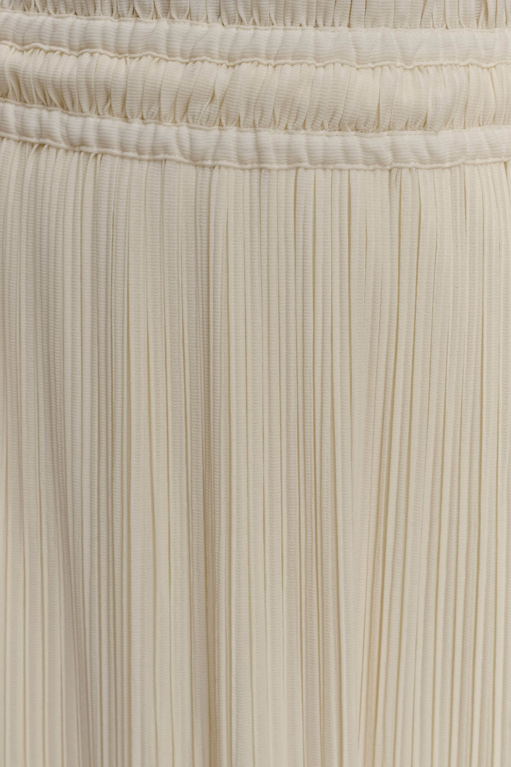 Amaris Gathered Plisse Maxi Skirt - Lemon