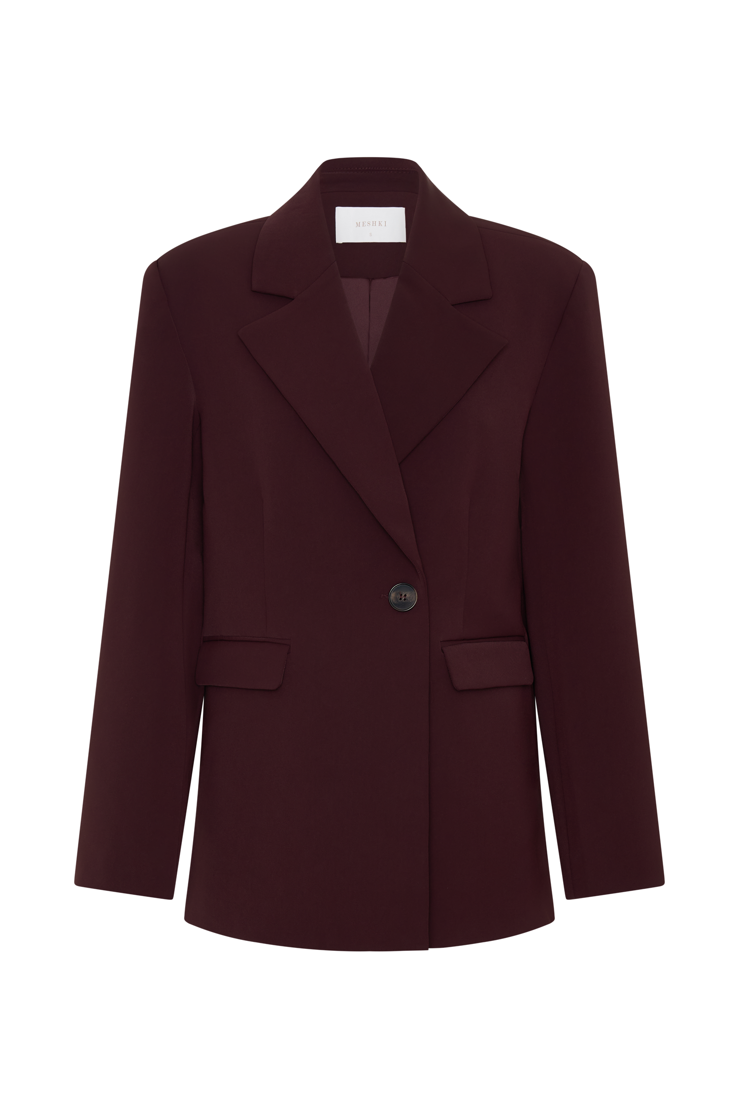 Mateo Oversized Blazer - Mahogany